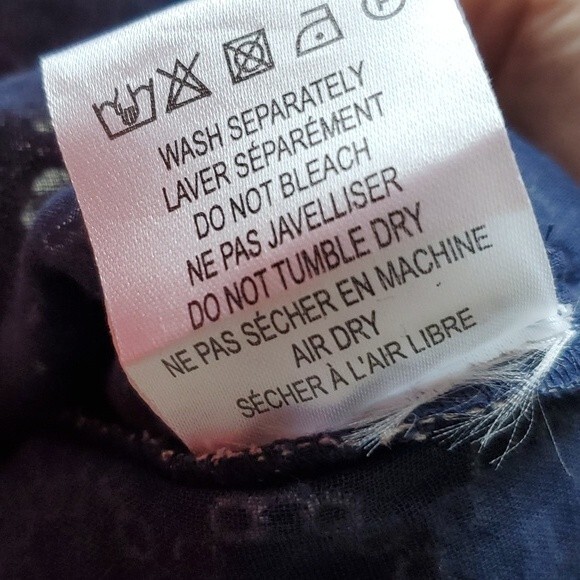 Chloe Laetitia Collection Paris Cotton Eyelet Dress Blue Cream Small MEDIUM - Picture 7 of 10